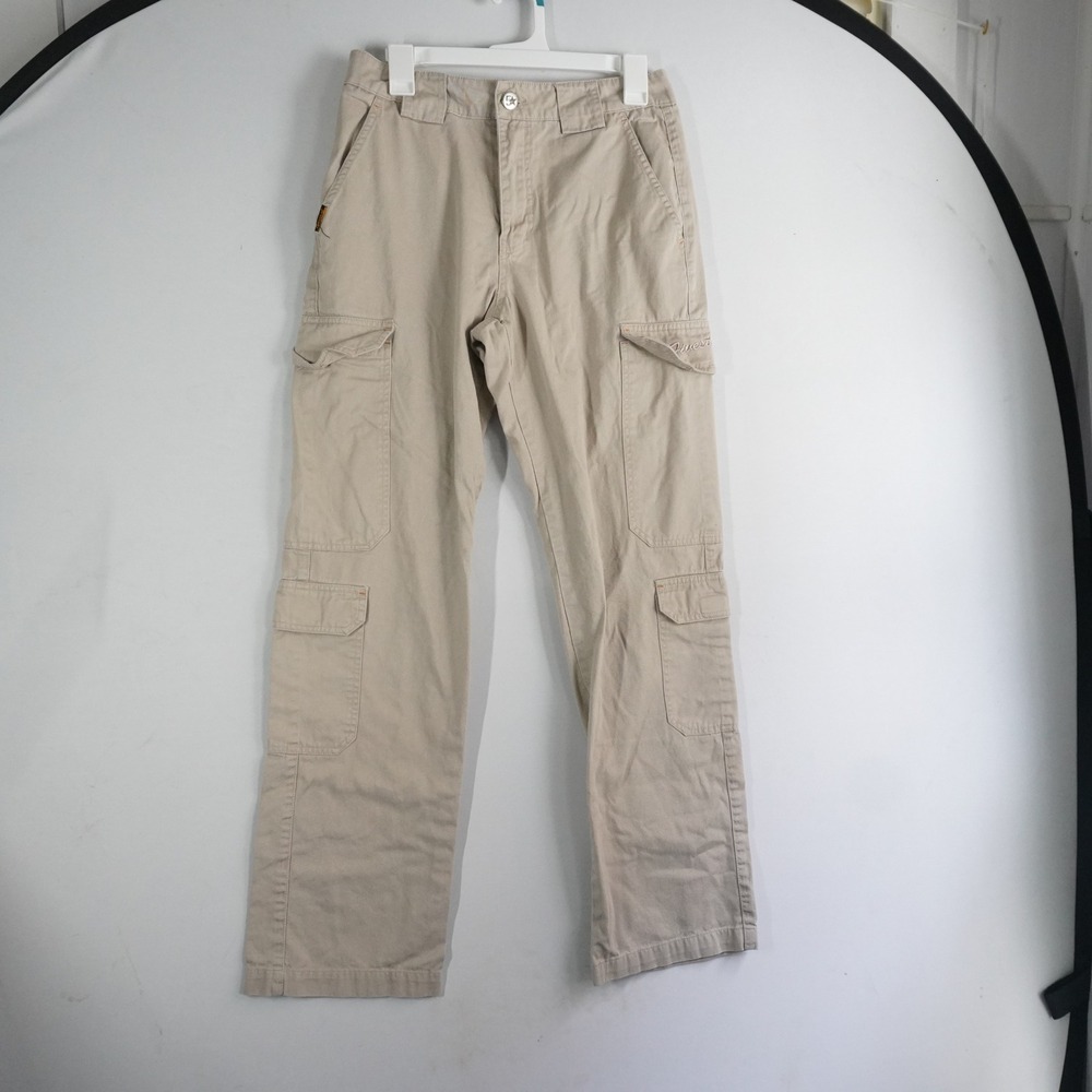 5 Star General Khaki Cargo Pants Straight Leg Women's Utility Pockets baggy gorp